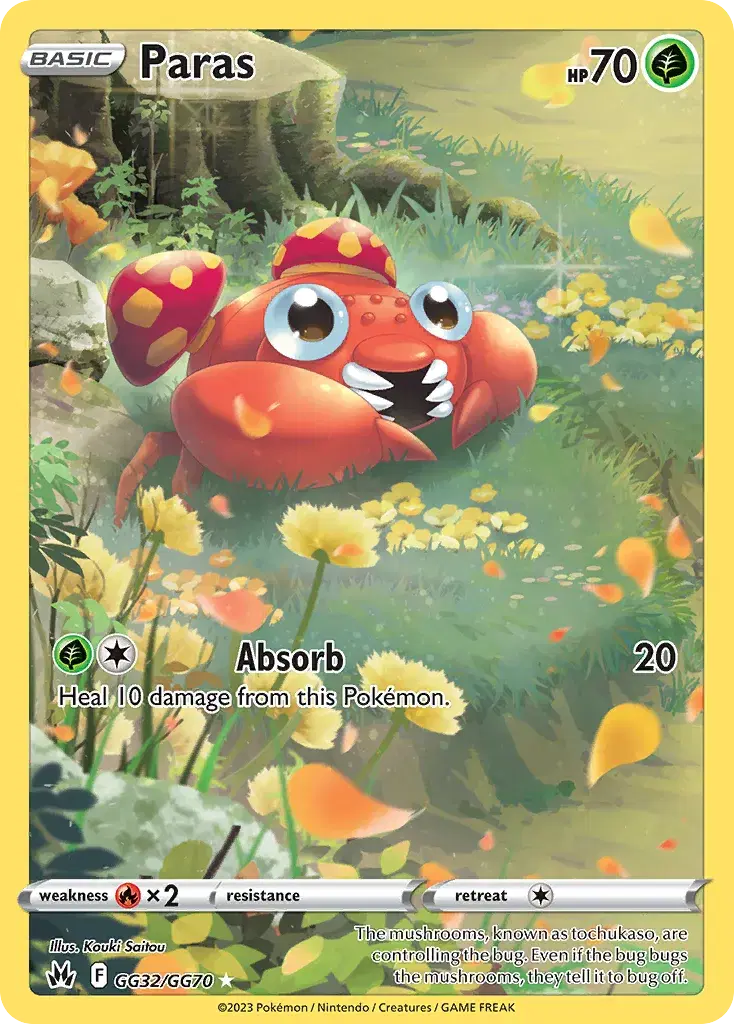 Paras Crown Zenith Galarian Gallery GG32