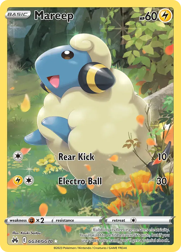 Mareep Crown Zenith Galarian Gallery GG34
