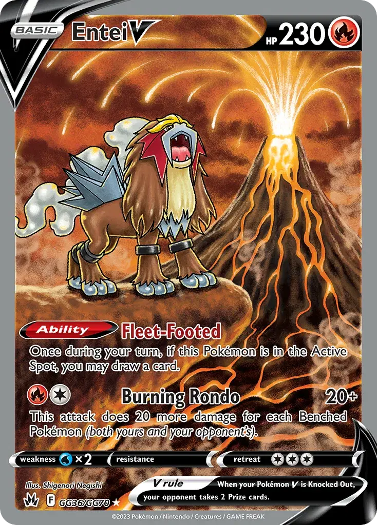 Entei V Crown Zenith Galarian Gallery GG36