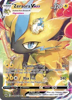 Zeraora VMAX Crown Zenith Galarian Gallery