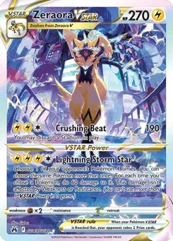 Zeraora VSTAR Crown Zenith Galarian Gallery