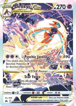 Deoxys VSTAR Crown Zenith Galarian Gallery