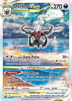 Darkrai VSTAR Crown Zenith Galarian Gallery