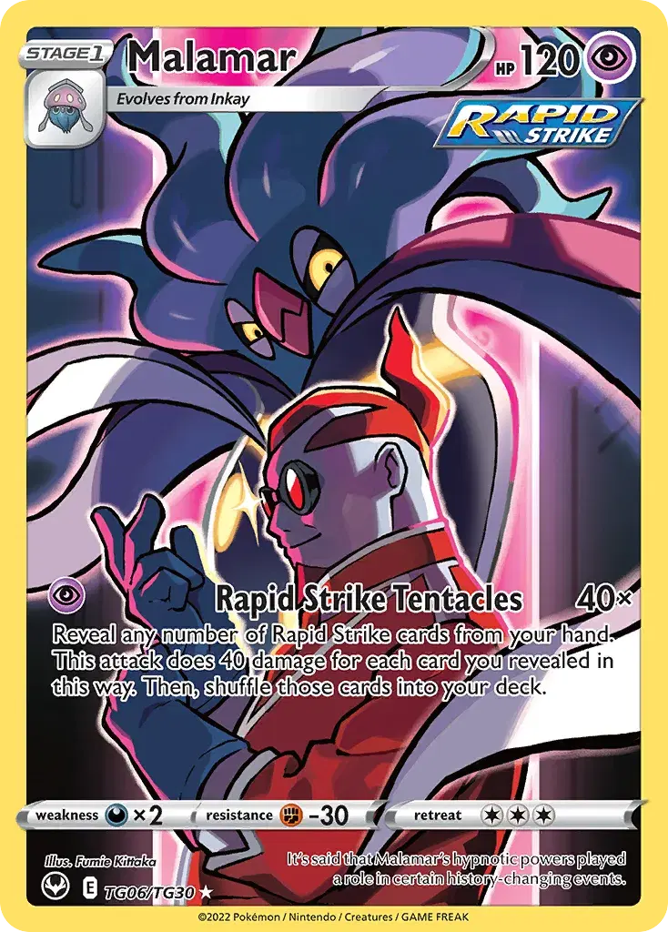 Malamar Silver Tempest Trainer Gallery TG06