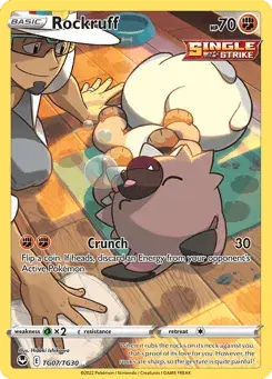 Rockruff Silver Tempest Trainer Gallery