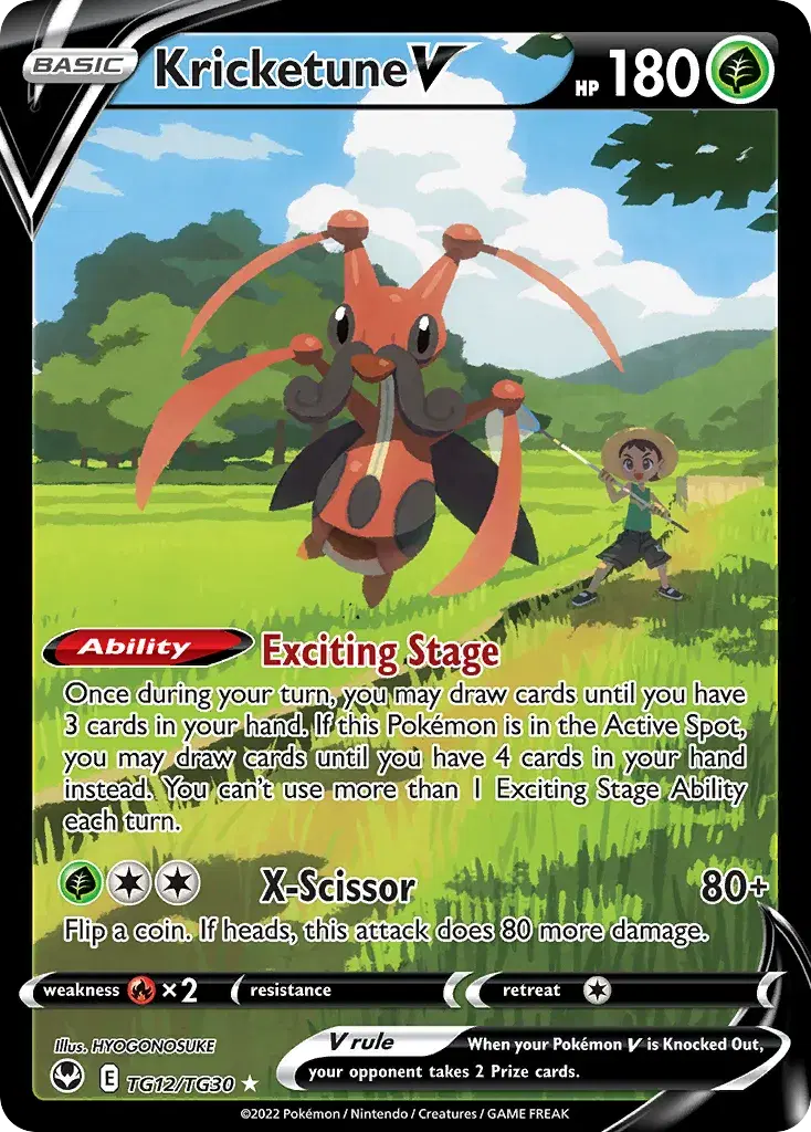 Kricketune V Silver Tempest Trainer Gallery TG12