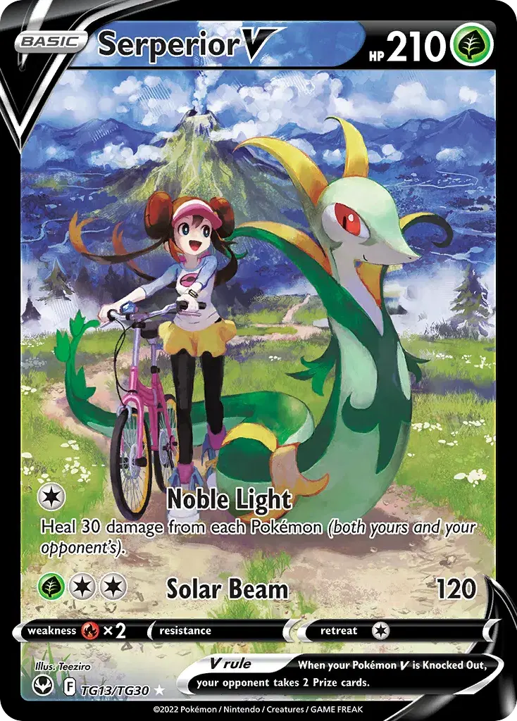 Serperior V Silver Tempest Trainer Gallery TG13