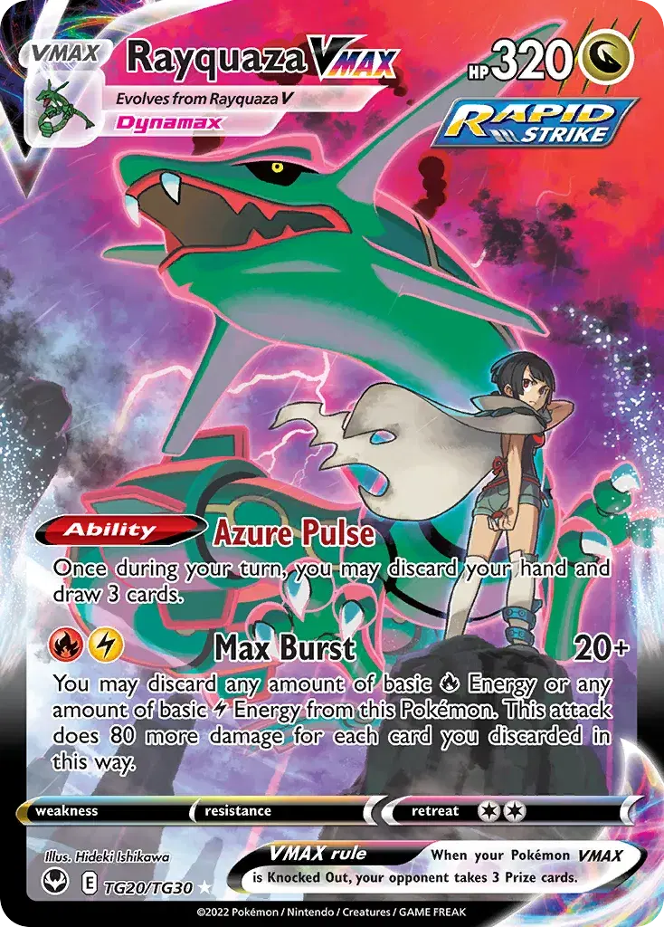 Rayquaza VMAX Silver Tempest Trainer Gallery TG20