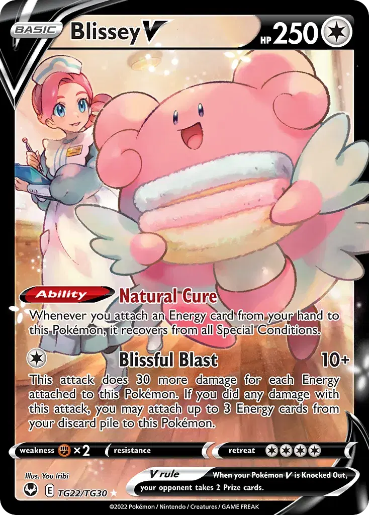 Blissey V Silver Tempest Trainer Gallery TG22