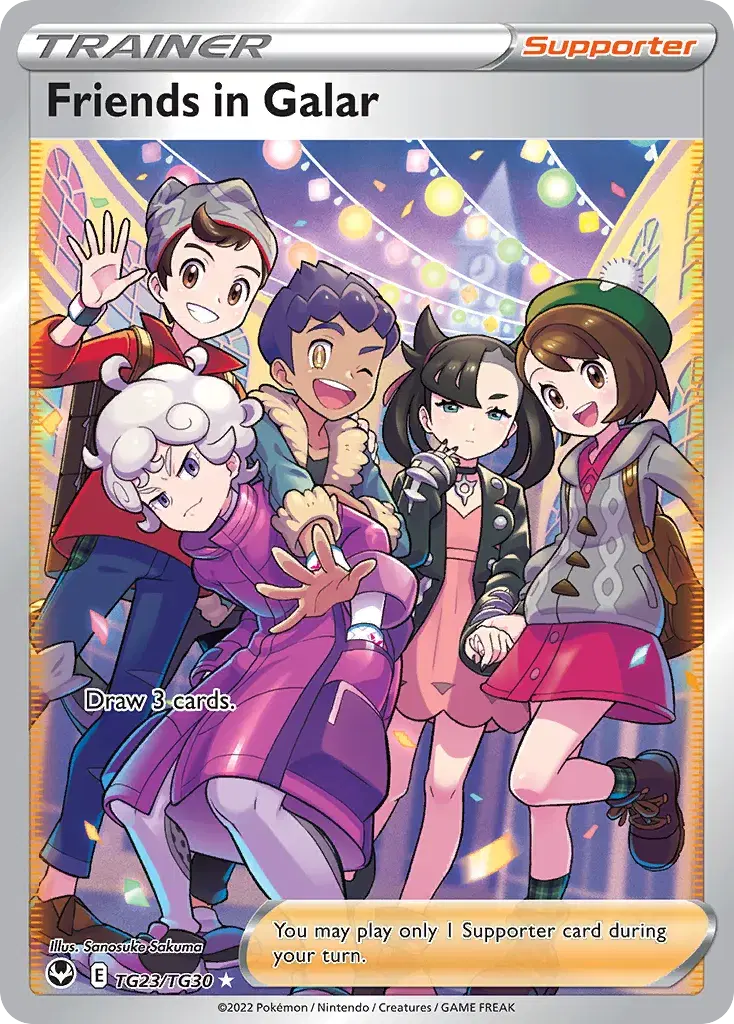 Friends in Galar Silver Tempest Trainer Gallery TG23