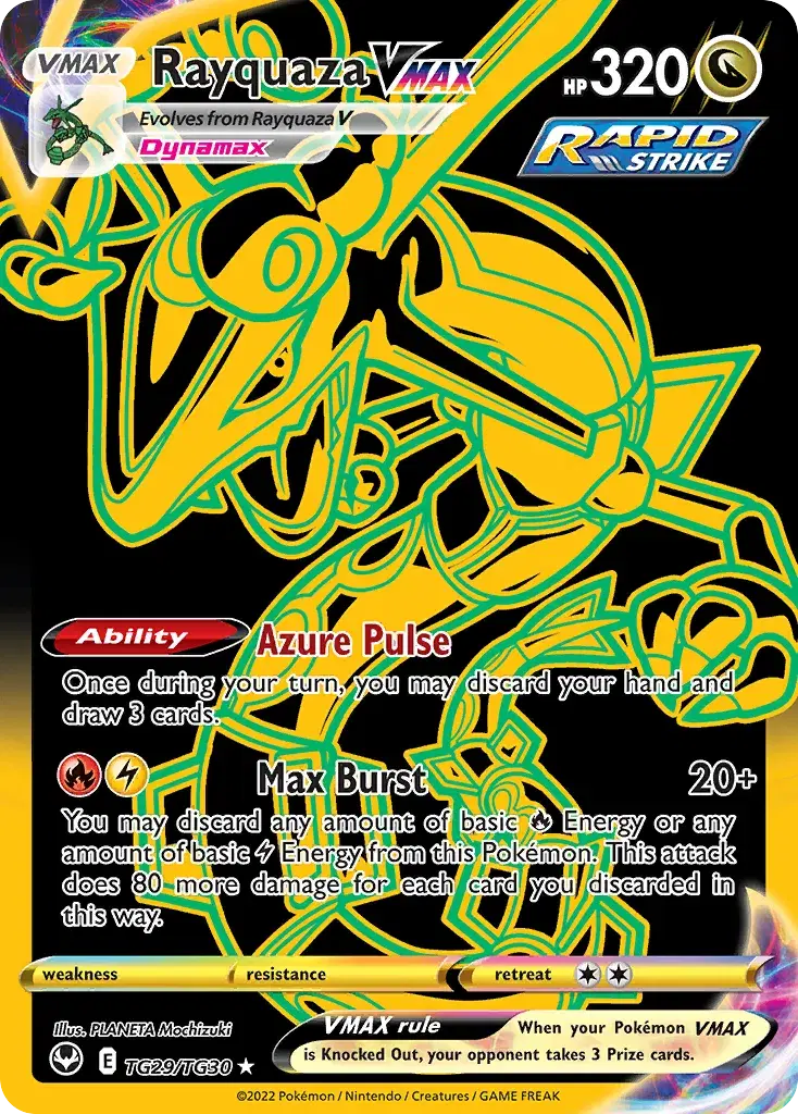 Rayquaza VMAX Silver Tempest Trainer Gallery TG29