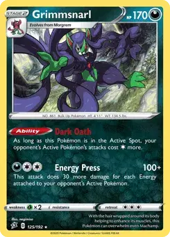Grimmsnarl Rebel Clash