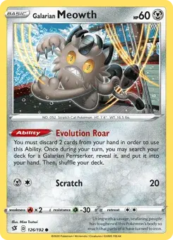 Galarian Meowth Rebel Clash