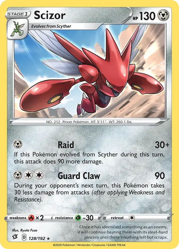 Scizor Rebel Clash 128