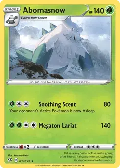 Abomasnow Rebel Clash