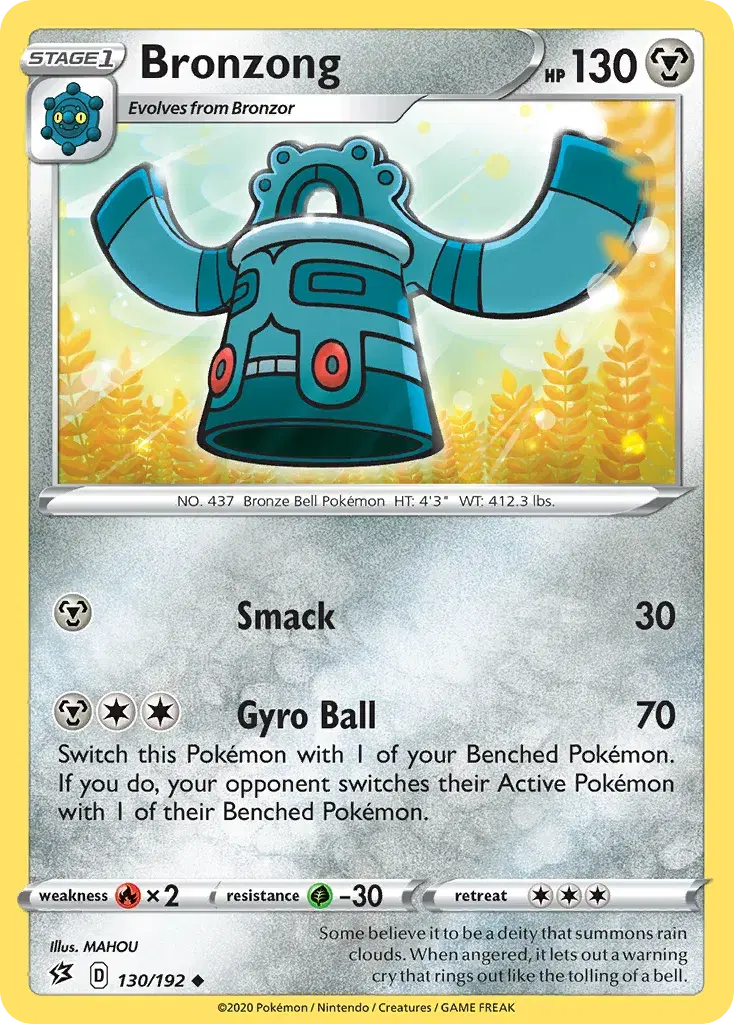 Bronzong Rebel Clash 130