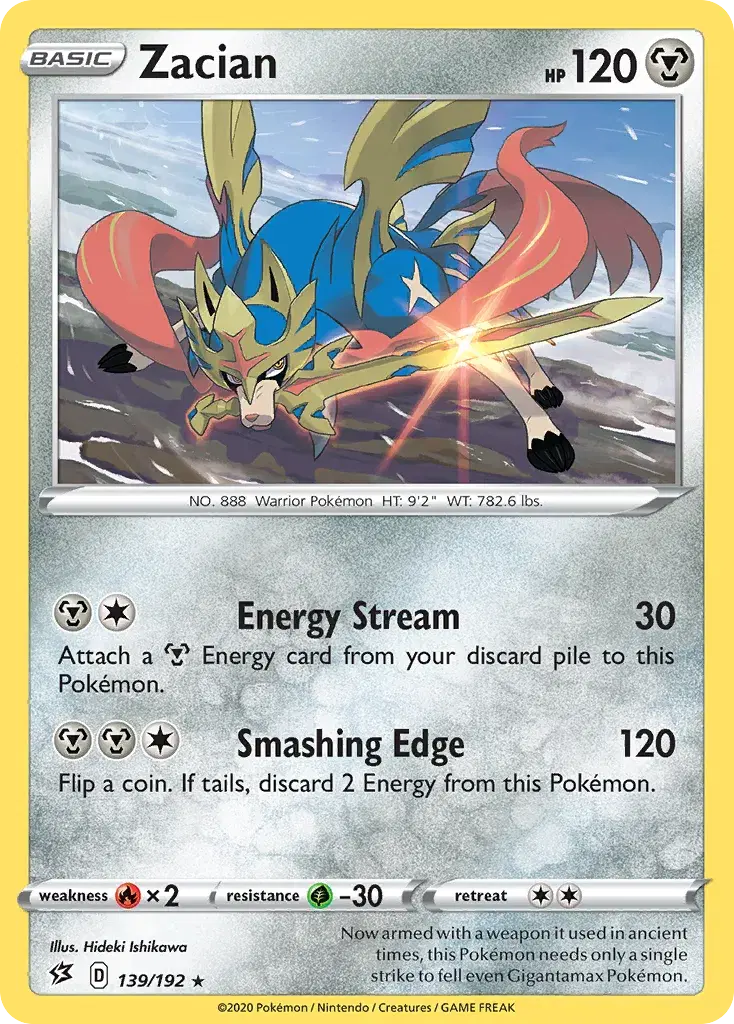 Zacian Rebel Clash 139