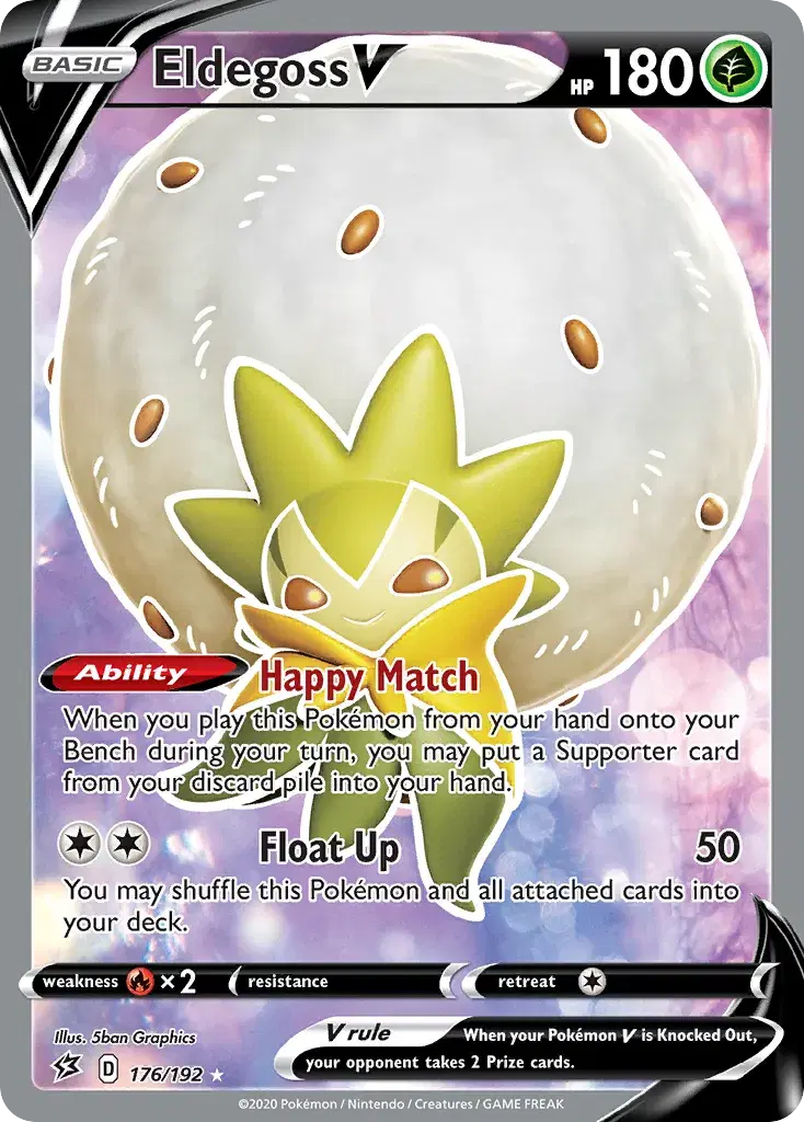 Eldegoss V Rebel Clash 176
