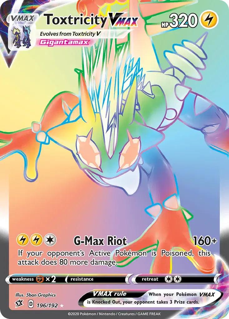 Toxtricity VMAX Rebel Clash 196