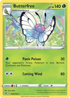 Butterfree Rebel Clash
