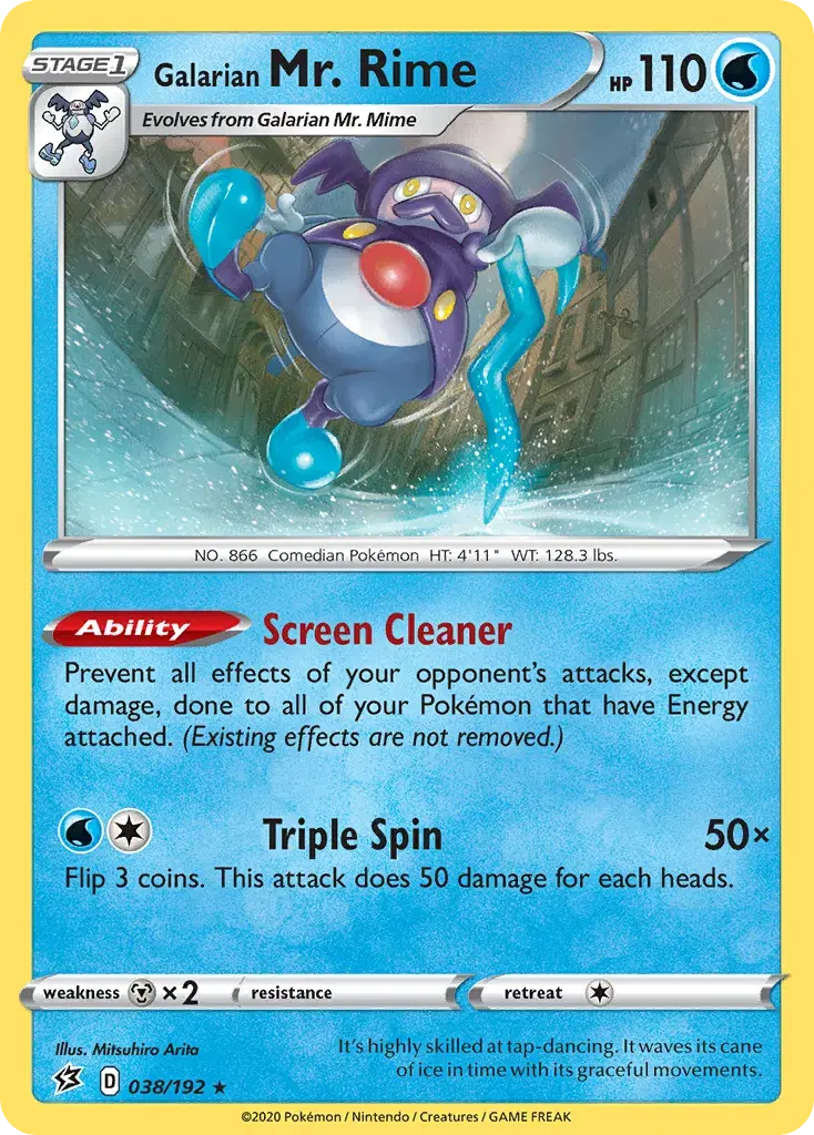 Galarian Mr. Rime Rebel Clash 38