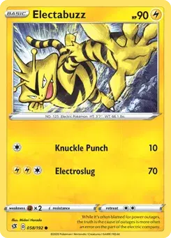 Electabuzz Rebel Clash