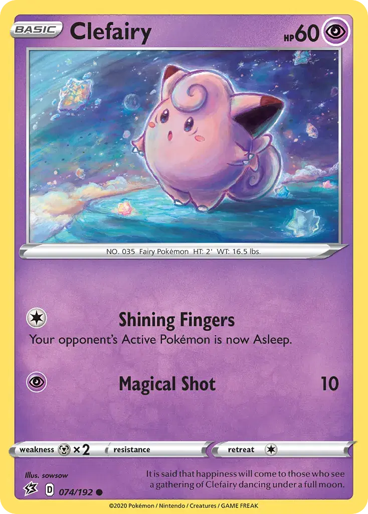 Clefairy Rebel Clash 74