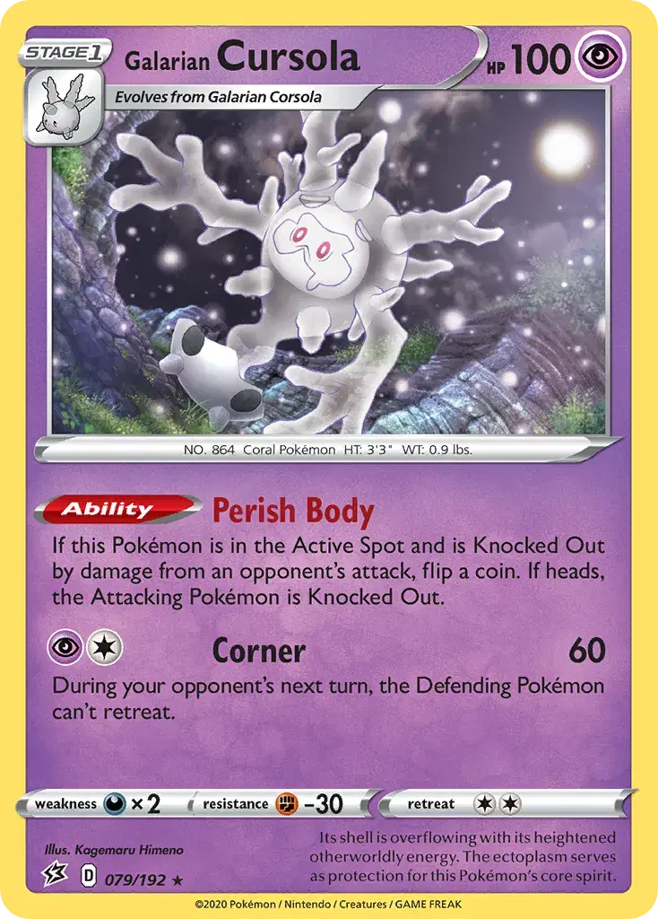 Galarian Cursola Rebel Clash 79