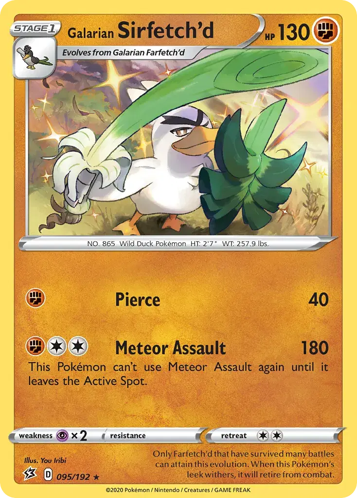 Galarian Sirfetch'd Rebel Clash 95
