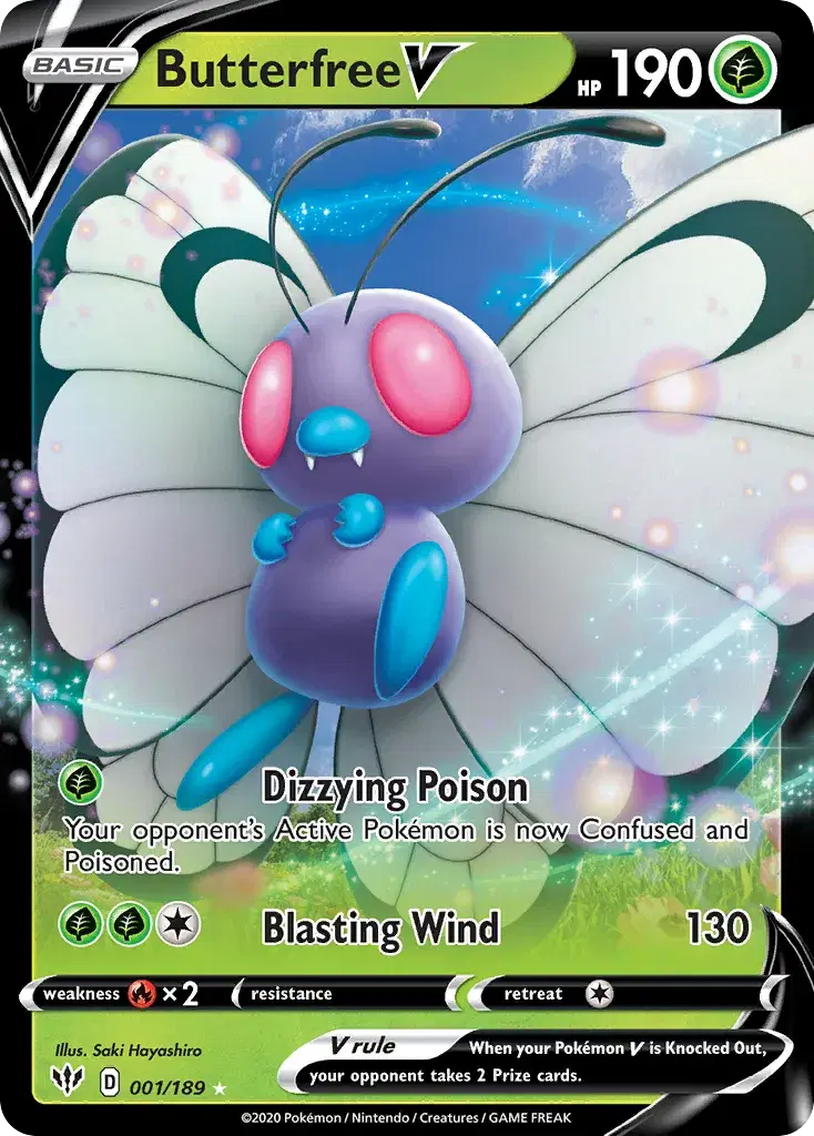 Butterfree V Darkness Ablaze 1