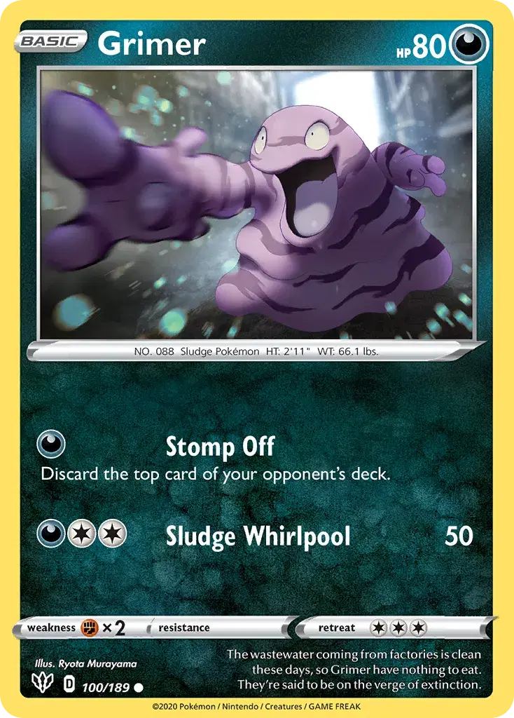 Grimer Darkness Ablaze 100