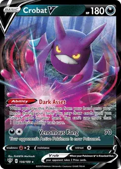 Crobat V Darkness Ablaze