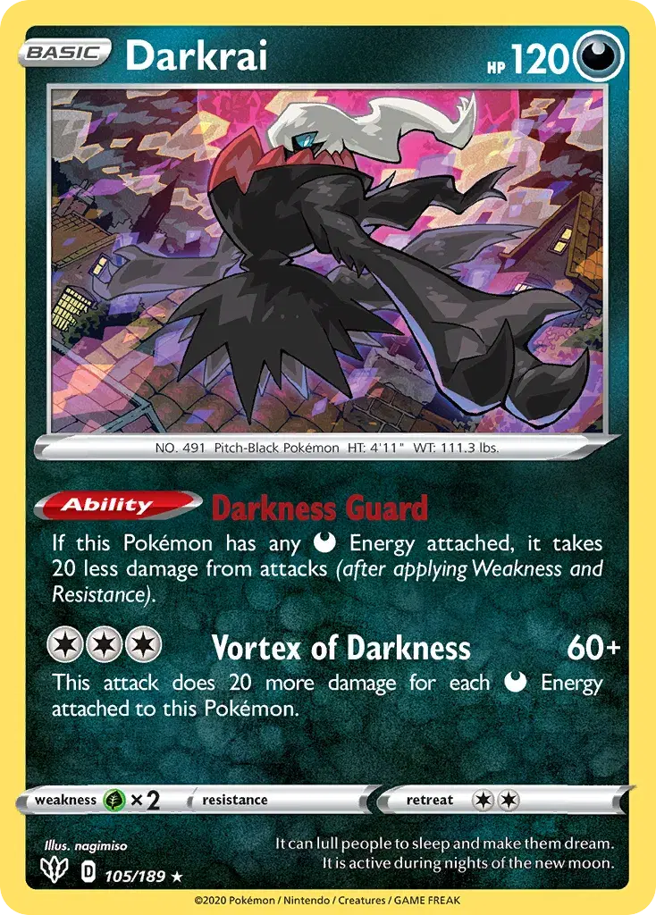 Darkrai Darkness Ablaze 105