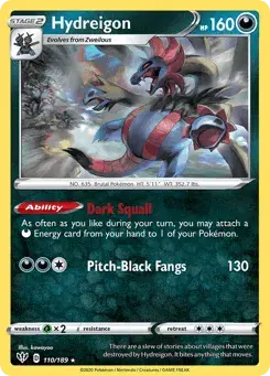 Hydreigon Darkness Ablaze
