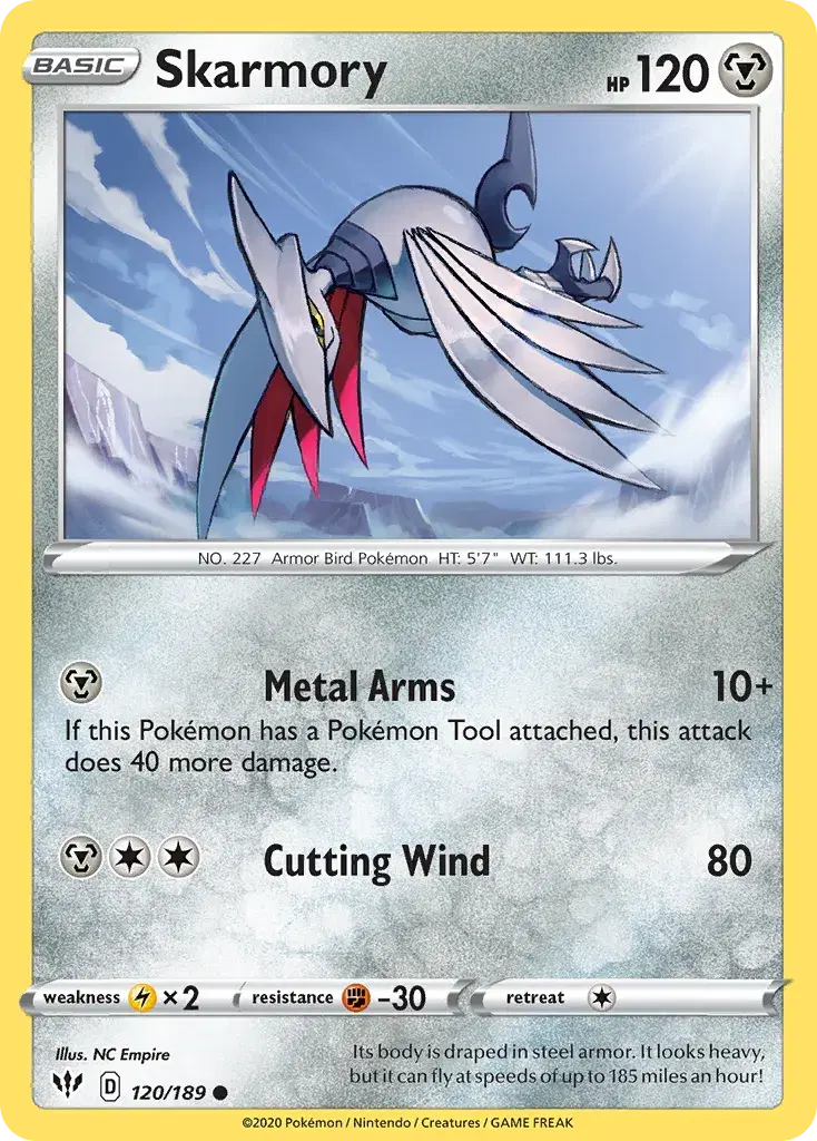 Skarmory Darkness Ablaze 120
