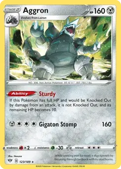 Aggron Darkness Ablaze