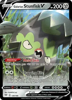 Galarian Stunfisk V Darkness Ablaze
