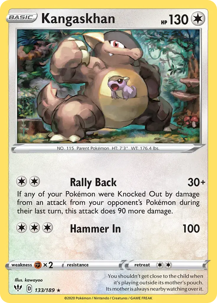 Kangaskhan Darkness Ablaze 133