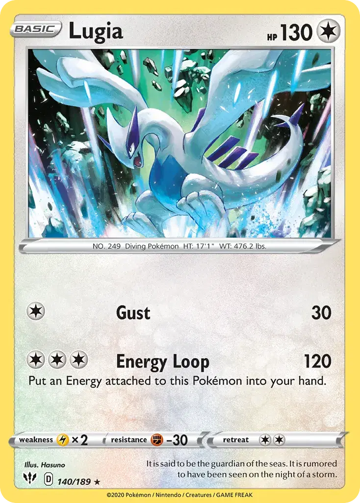 Lugia Darkness Ablaze 140