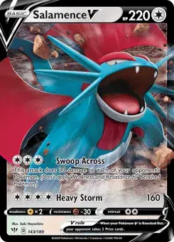 Salamence V Darkness Ablaze