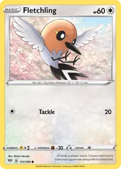 Fletchling Darkness Ablaze