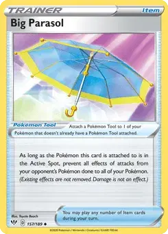Big Parasol Darkness Ablaze