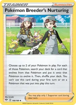 Pokémon Breeder's Nurturing Darkness Ablaze
