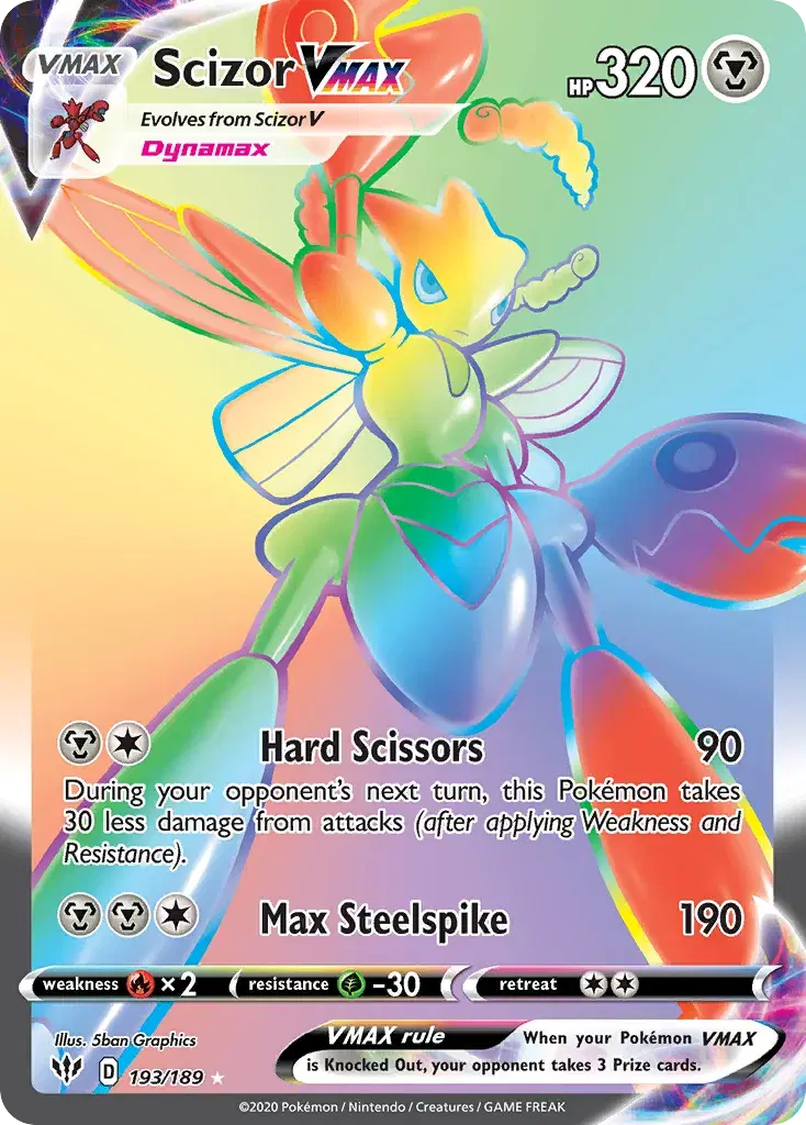 Scizor VMAX Darkness Ablaze 193