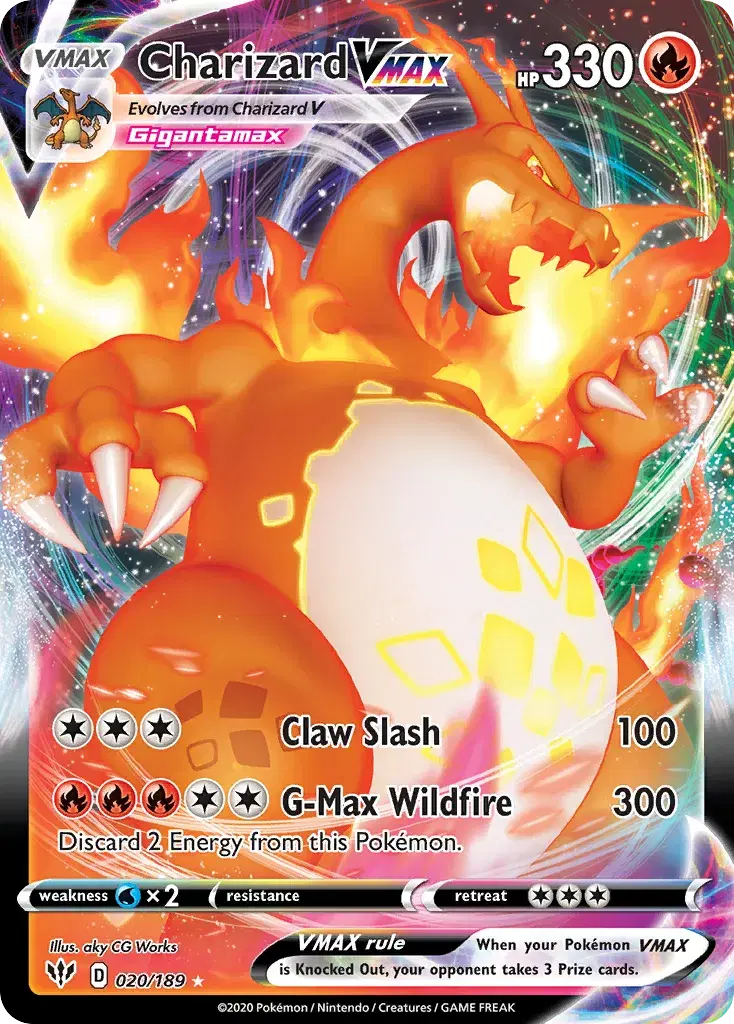 Charizard VMAX Darkness Ablaze 20