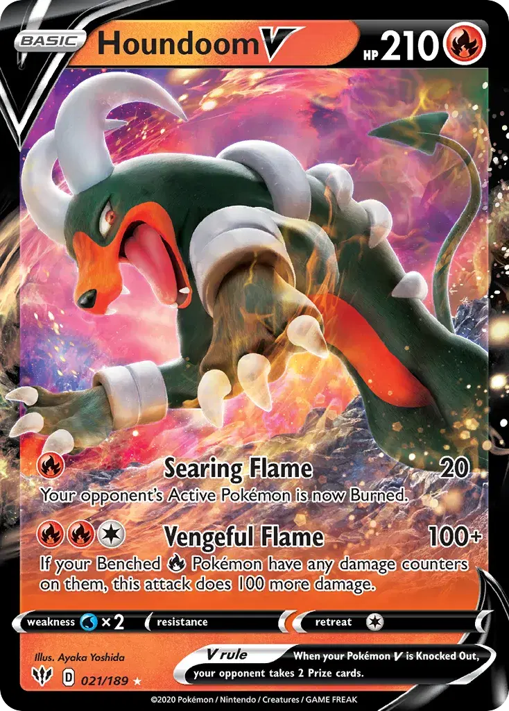 Houndoom V Darkness Ablaze 21