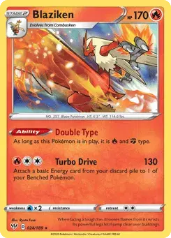 Blaziken Darkness Ablaze