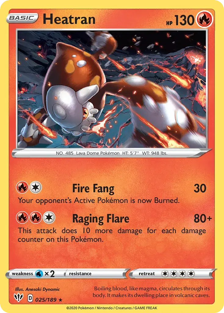 Heatran Darkness Ablaze 25