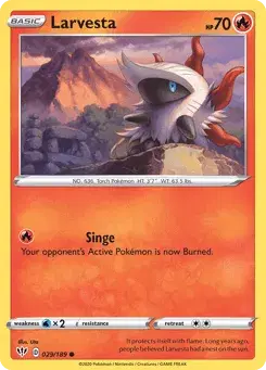 Larvesta Darkness Ablaze