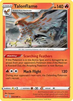 Talonflame Darkness Ablaze